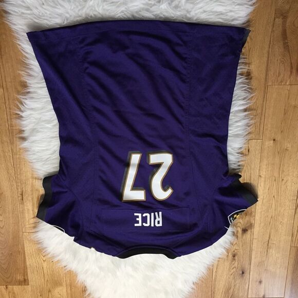 Baltimore Ravens Rice #27 youth on field jersey Size Large - Picture 7 of 9